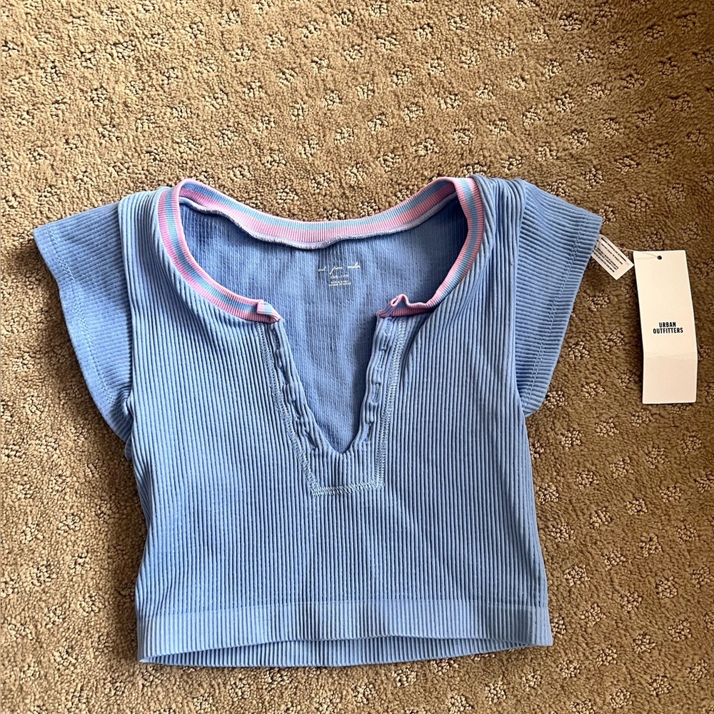 Urban outfitters xs/s women’s blue crop top